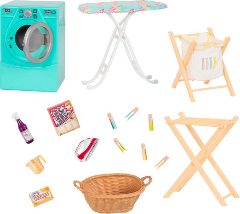 Our Generation Σετ Jumble & Spin Laundry & Αξεσουάρ (BD37979Z)