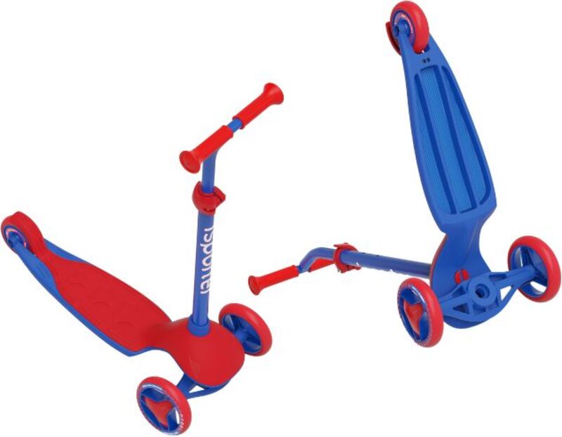 HLS Scooter Isporter Prime B/R-M3 (M3-BLUE/RED) φωτογραφία