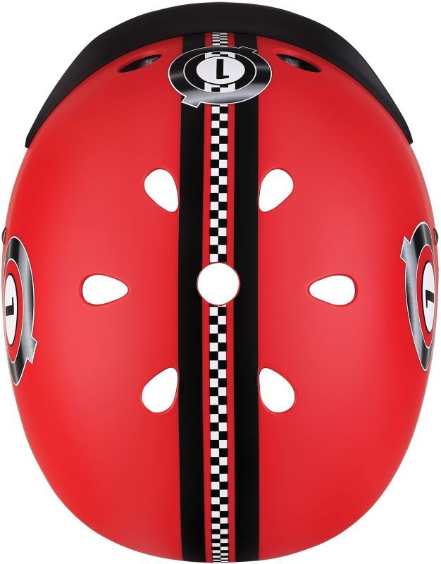 Globber Κράνος Elite Lights XS/S(48-53cm) New Red Racing (507-102) - φωτογραφία 3
