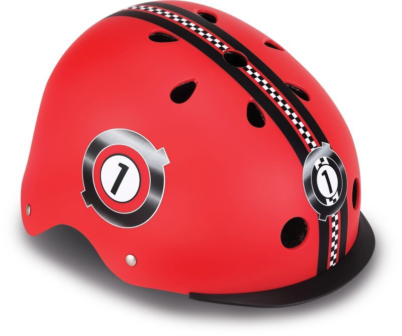 Globber Κράνος Elite Lights XS/S(48-53cm) New Red Racing (507-102) - φωτογραφία 5