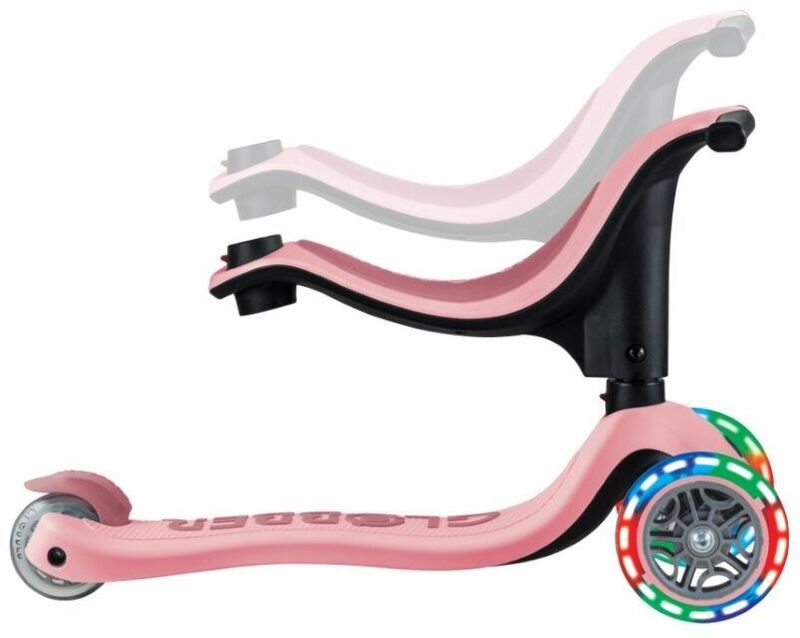 Globber Scooter Go.Up Sporty Lights Pastel Pink (452-710-4) φωτογραφία