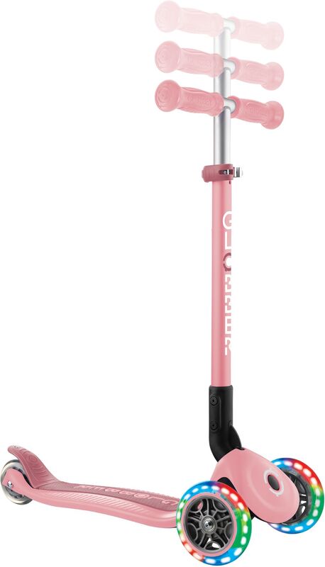 Παιδικό Πατίνι Globber Primo Foldable Lights Pastel Pink - 432-211-3 - φωτογραφία 5