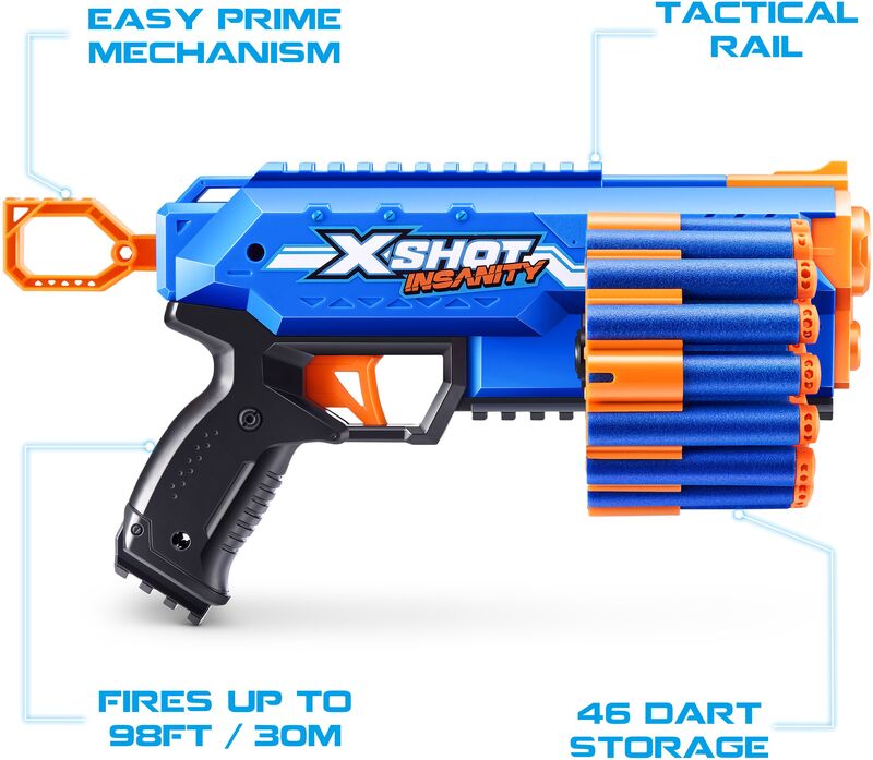 Zuru X-Shot Insanity 24 Darts Series 1 (36603) - φωτογραφία 4