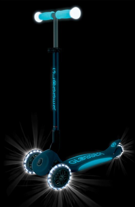 Globber Scooter Elite Glow Lights Petrol Blue (839-100)