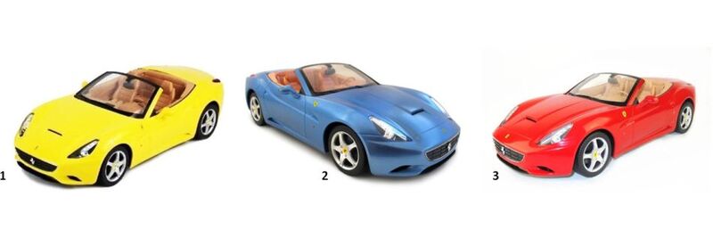 Rastar Τηλεκατευθυνόμενο Αυτοκίνητο Ferrari 1:12-3 Σχέδια (47200) φωτογραφία