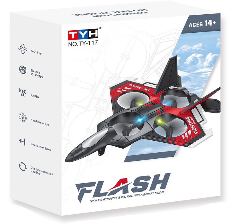 BW Τηλεκατευθυνόμενο Μαχητικό Αεροπλάνο 2.4G With Lights-2 Σχέδια (TY-T17) φωτογραφία