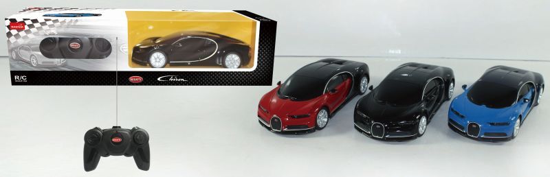 Rastar Τηλεκατευθυνόμενο Bugatti Veyron Chiron 1:24-3 Χρώματα (76100)