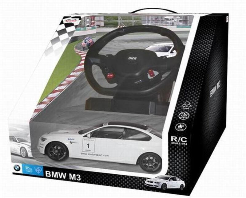 Rastar Τηλεκατευθυνόμενο BMW M3 & Τιμόνι 1:14 (48000-8)