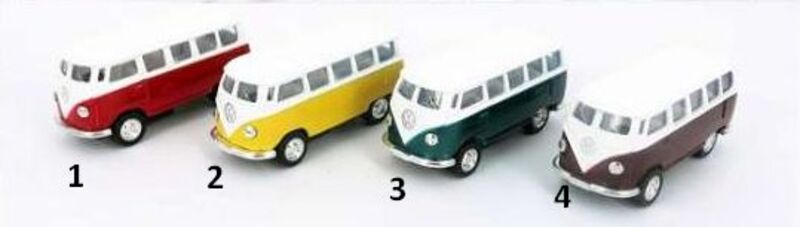 KIN Volkswagen Classical Bus 1962 2.5'' - 4 Σχέδια (KT2542D) - φωτογραφία 2