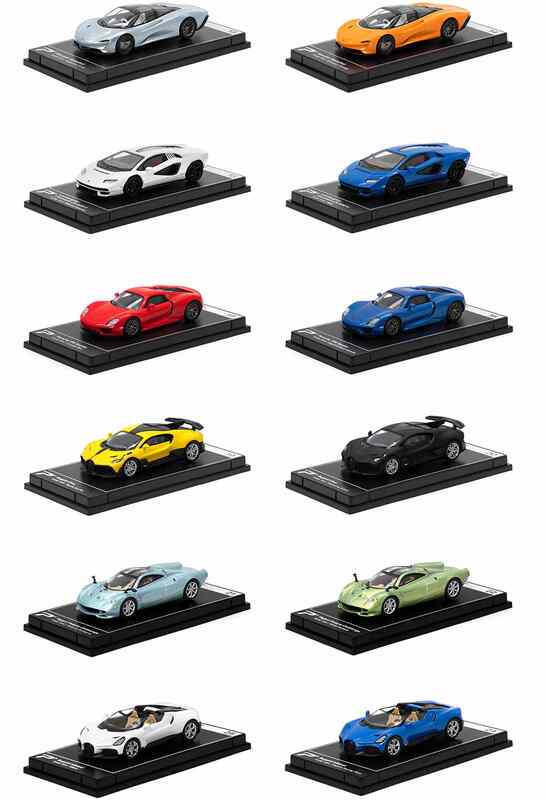 Kin Hypercar League Collection 1:64-12 Σχέδια-1Τμχ (H13-24)