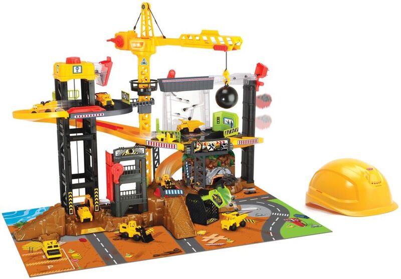 Dickie Construction Playset Και 4 Αυτοκίνητα (203729010SYS)