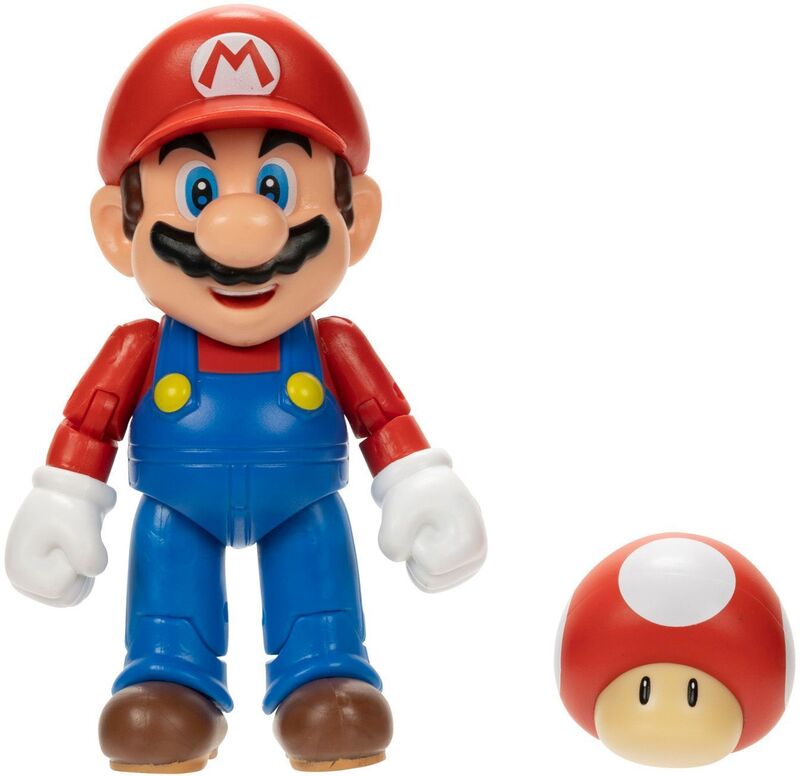 Jakks Pacific Φιγούρα 4'' Super Mario W.38-5 Σχέδια (421664-6) - φωτογραφία 7