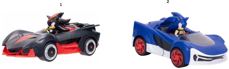 Jakks Pacific Sonic Φιγούρα 2.5'' With Rev Up Racer-2 Σχέδια (428234-V2) - φωτογραφία 2
