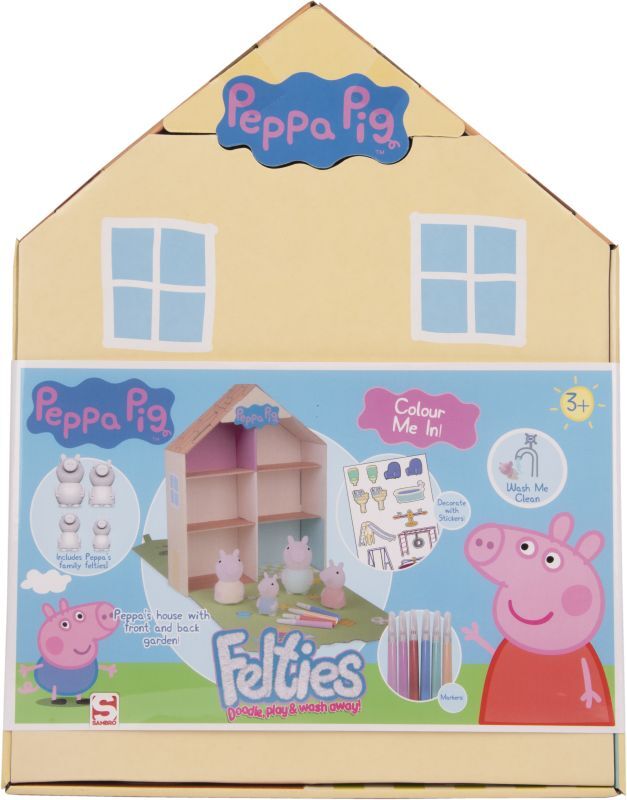 Peppa Pig Felties House Με Φιγούρες (PEP-4849-FO) - φωτογραφία 2