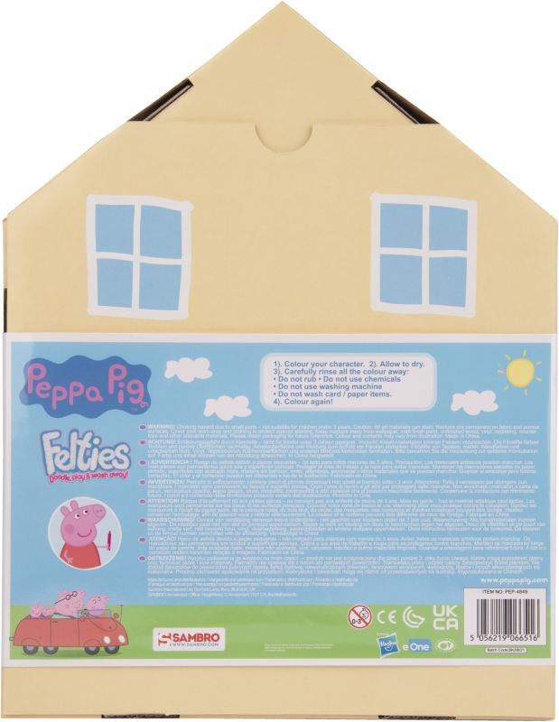 Peppa Pig Felties House Με Φιγούρες (PEP-4849-FO) - φωτογραφία 4