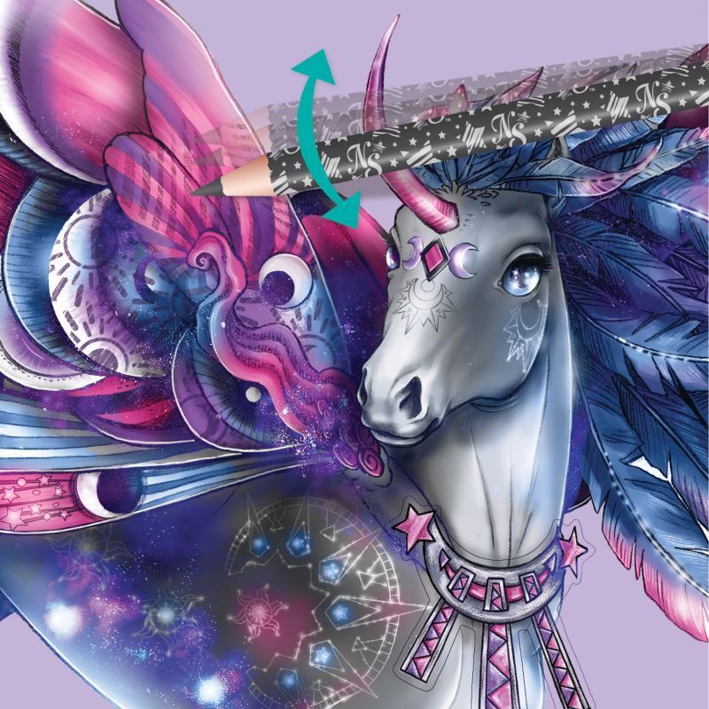 Nebulous Stars Creative Sketchbook Fantasy Horses - Space (11371) φωτογραφία