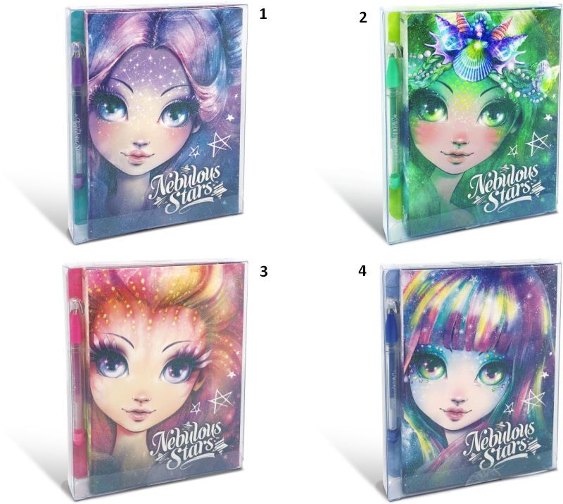 Nebulous Stars Mini Note Set-4 Σχέδια (11501) φωτογραφία