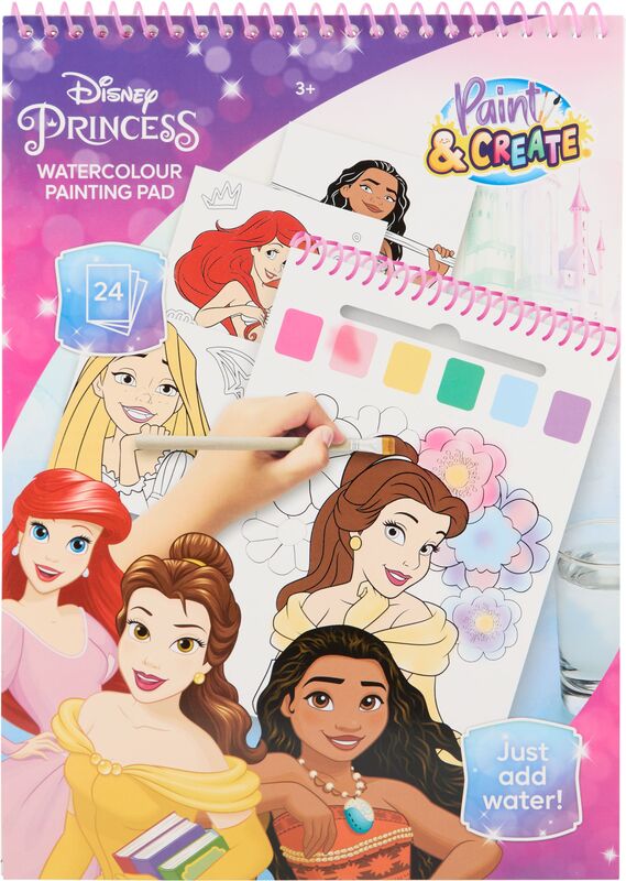 Canenco Disney Princess Μπλοκ Ζωγραφικής Watercolour (DP24355)