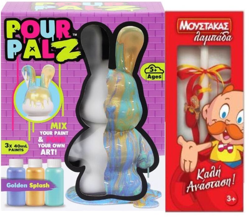 Λαμπάδα TMI Pour Palz-Λαγουδάκι 40ml-2 Σχέδια (G66778)