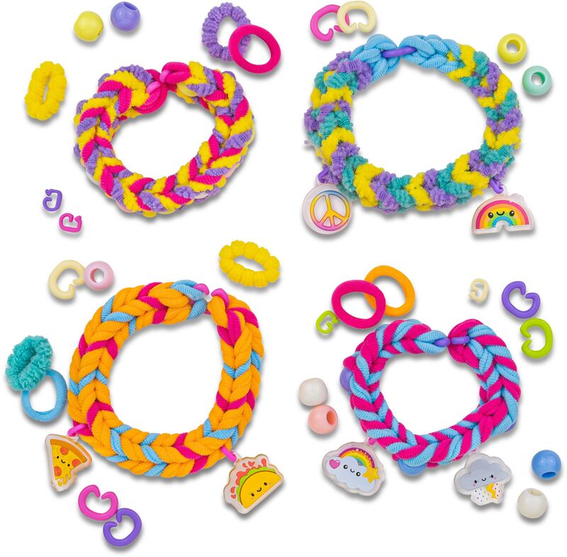Rainbow Loom Fluff Σετ Βραχιόλια (A0215) - φωτογραφία 3