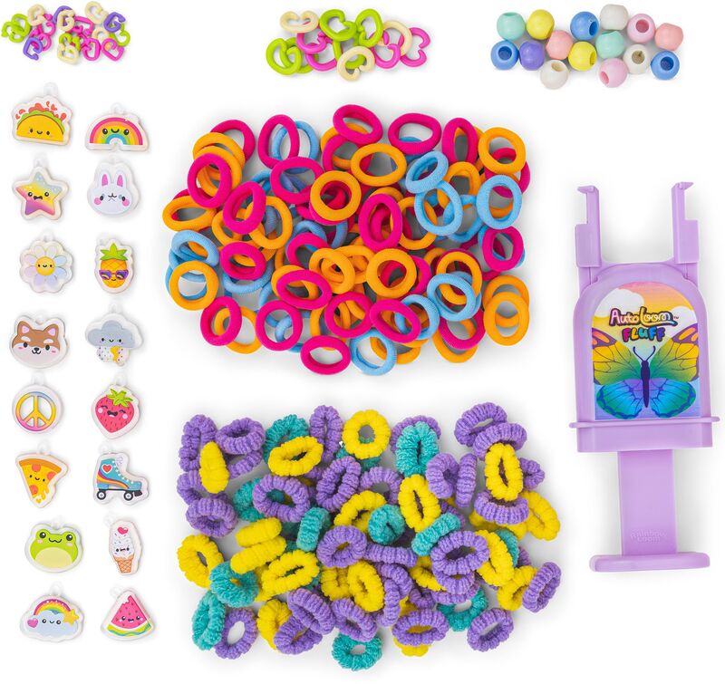 Rainbow Loom Fluff Σετ Βραχιόλια (A0215) - φωτογραφία 4