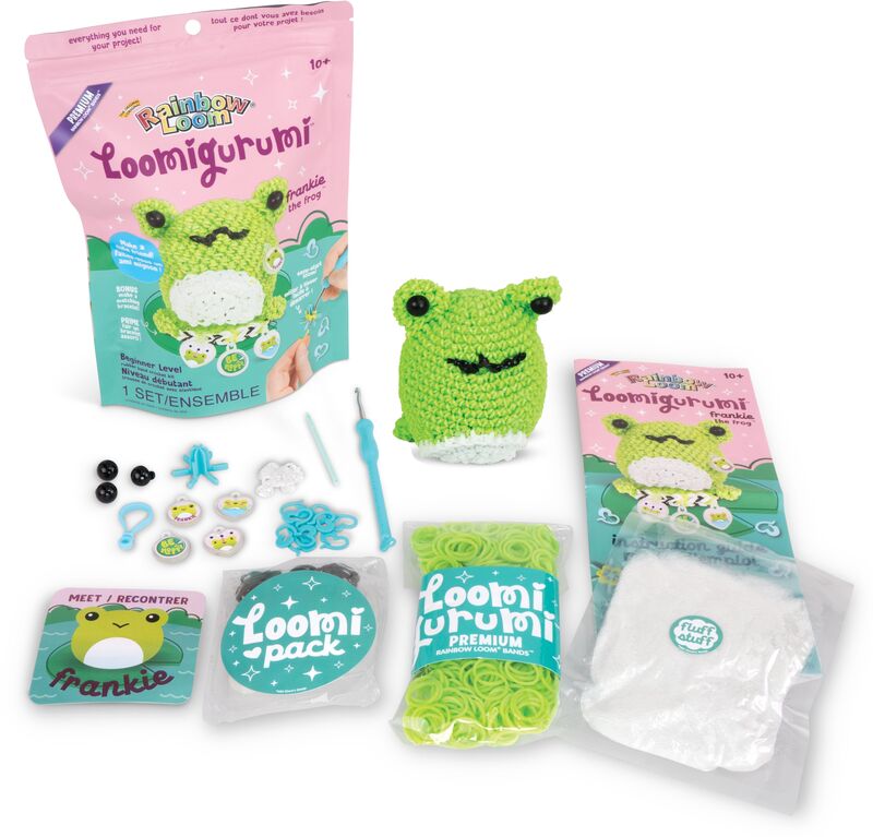 Rainbow Loom Loomigurumi Σετ Βάτραχος (A0221) - φωτογραφία 2