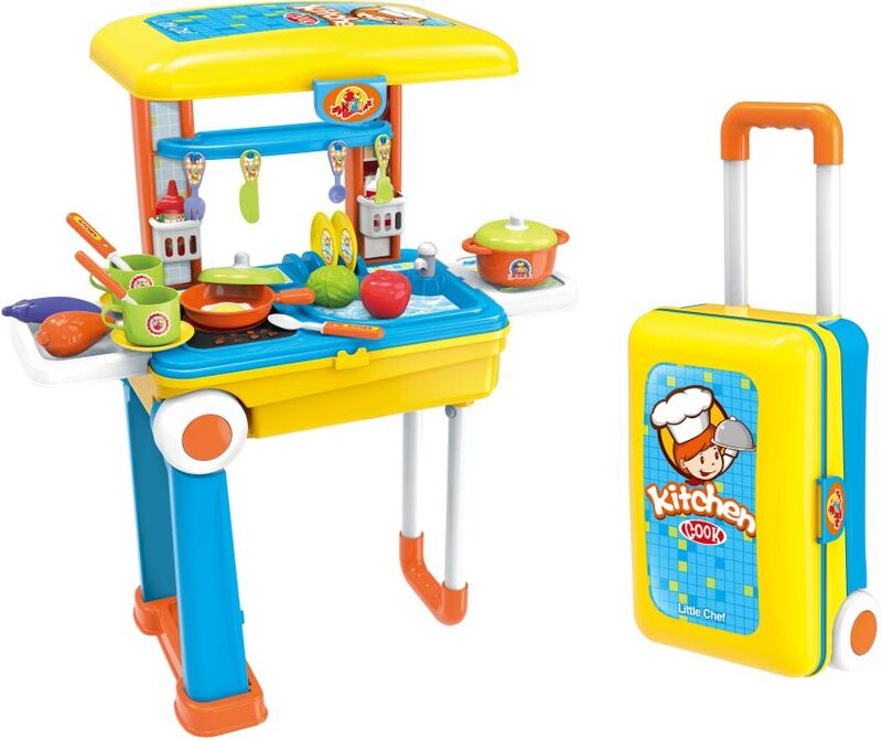 BW Σετ Κουζίνα Τρόλεϋ Little Chef 2 In 1 (008-926A)