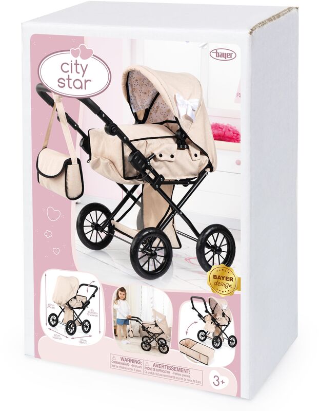 Bayer City Star Καρότσι Κούκλας (13675AA) - φωτογραφία 2