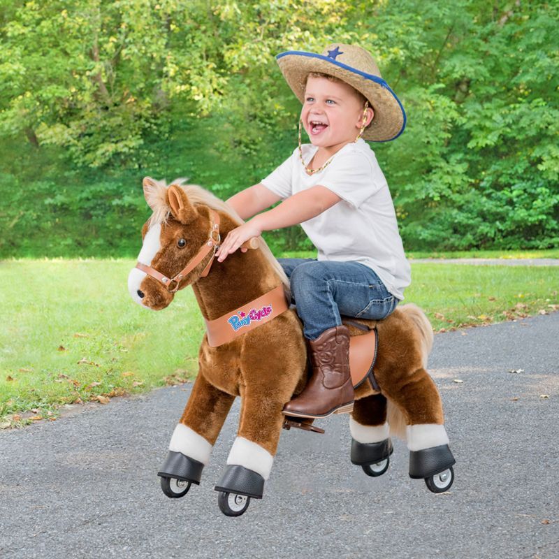 PonyCycle Ride On Αλογάκι Καφέ M (UX424) φωτογραφία