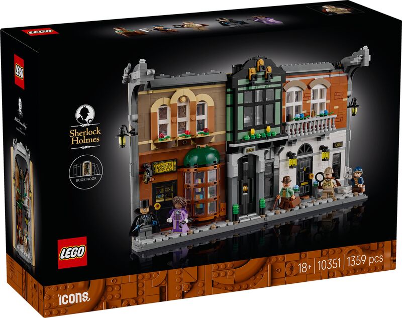 LEGO Icons Sherlock Holmes: Book Nook (10351)