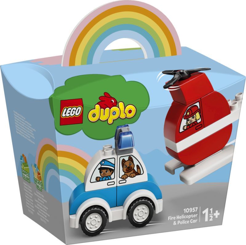LEGO Duplo My First Fire Helicopter And Police Car (10957)
