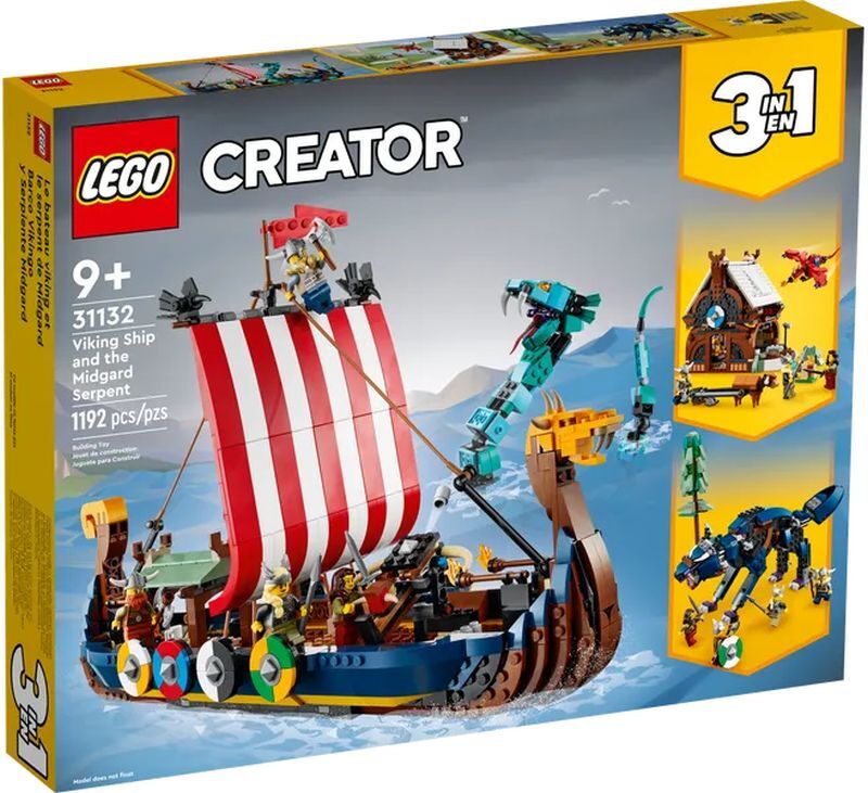 LEGO Creator Viking Ship & The Midgard Serpent (31132)