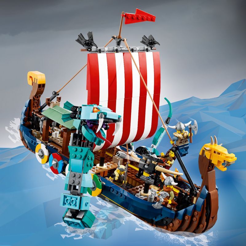 LEGO Creator 3in1 Viking Ship & The Midgard Serpent (31132) φωτογραφία