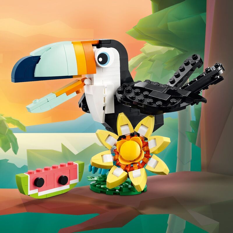LEGO Creator 3in1 Wild Animals: Tropical Toucan (31173) φωτογραφία