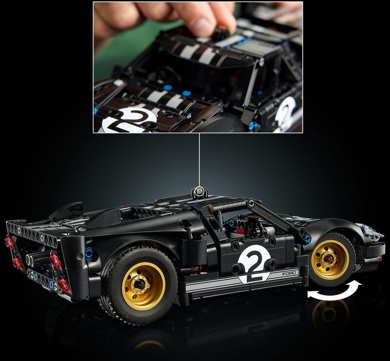 LEGO® Technic - 1966 Ford GT40 MKII Race Car - 42223 - φωτογραφία 6