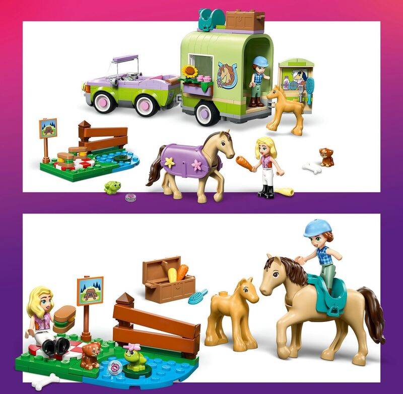 LEGO® Friends Horse & Baby Foal Trailer (42695) - φωτογραφία 5