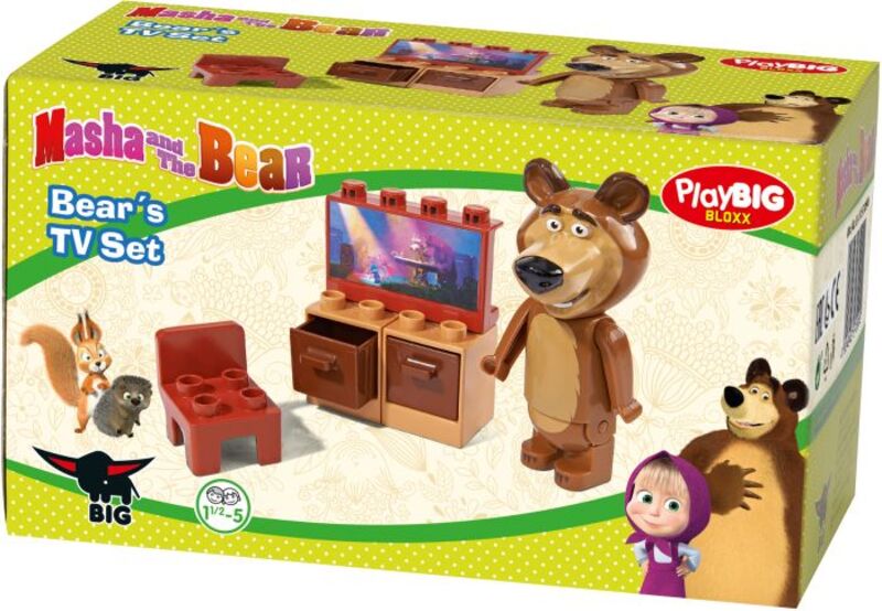 PlayBIG Bloxx Masha & The Bear Starter Set-4 Σχέδια (800057090) φωτογραφία