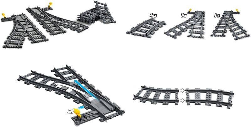 LEGO City Switch Tracks (60238) φωτογραφία