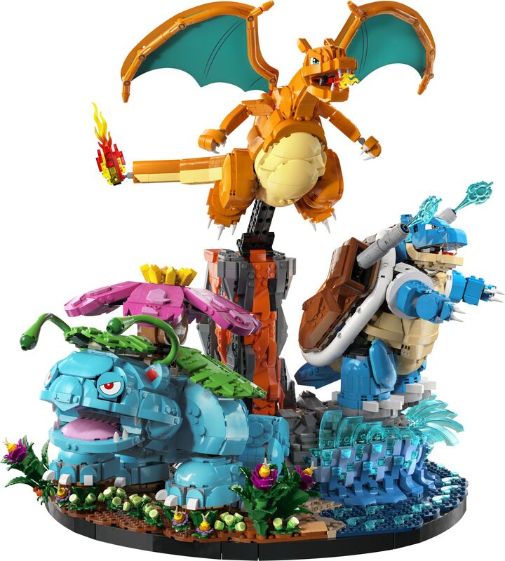 LEGO® Pokemon: Venusaur, Charizard & Blastoise (72153) - φωτογραφία 2