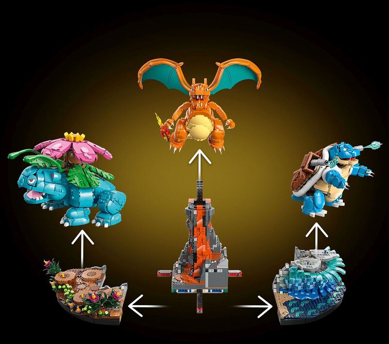 LEGO® Pokemon: Venusaur, Charizard & Blastoise (72153) - φωτογραφία 6