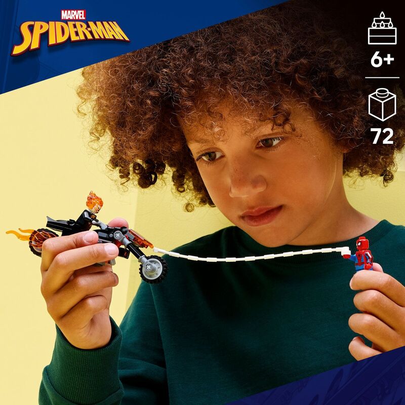 LEGO® Super Heroes Spider-Man vs. Ghost Rider Motorcycle (76335) - φωτογραφία 3