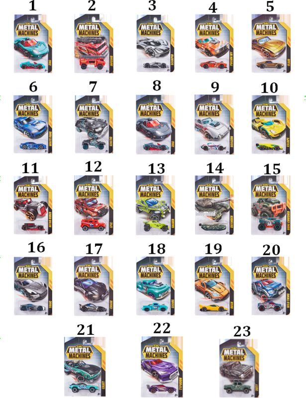 Zuru Metal Machines Cars Series 2 Multi Pack 1Τμχ-23 Σχέδια (6708) φωτογραφία