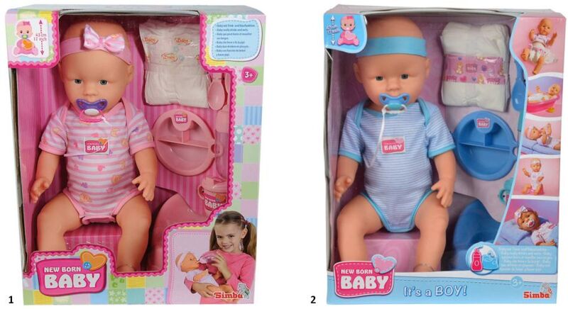 Simba Μωρό Νεογέννητο 43cm - 2 Σχέδια (5039005) φωτογραφία