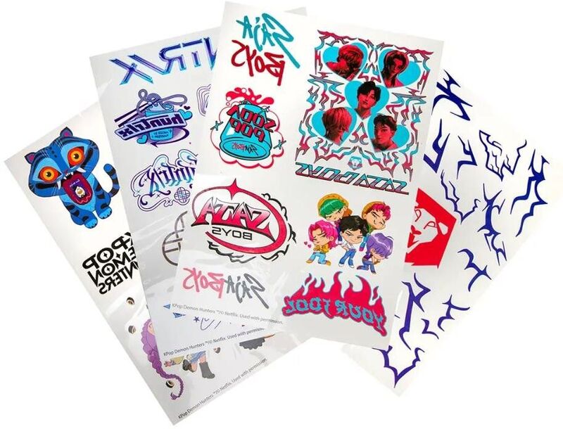 FBL K-Pop Demon Hunters Tattoos 4 Φύλλα (CR5226) - φωτογραφία 2