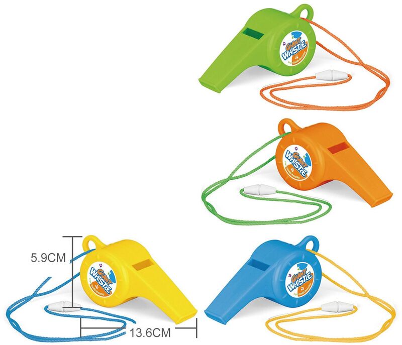 BW AJ Σφυρίχτρα-4 Χρώματα-1Τμχ (AJ0077)