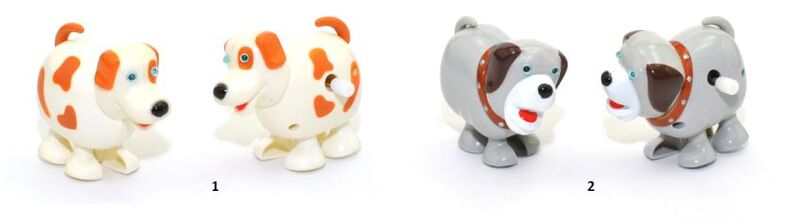 Hans Wind Up Σκυλάκι- 2 Σχέδια (RR-7LD)