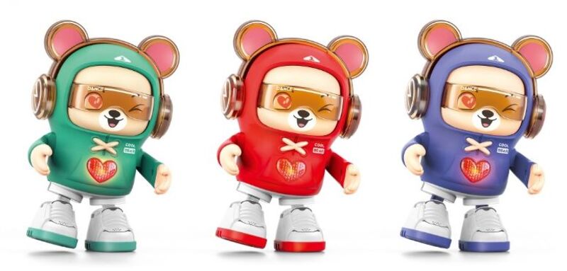 BW Αρκουδάκι Dancing With Light & Sound-3 Σχέδια-1Τμχ (S-001A)