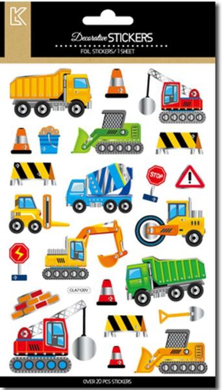 LKing Sticker Construction Οχήματα (CLA7120V)