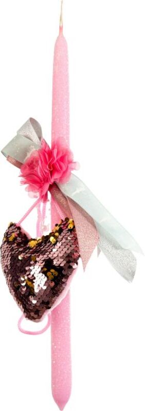 Λαμπάδα Τσαντάκι Καρδιά Με Πούλιες (294842)