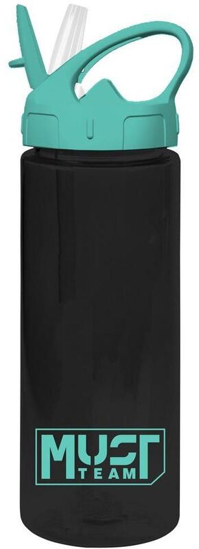 Must Παγούρι Πλαστικό Με Καλαμάκι 500ml-4 Σχέδια (000586435)